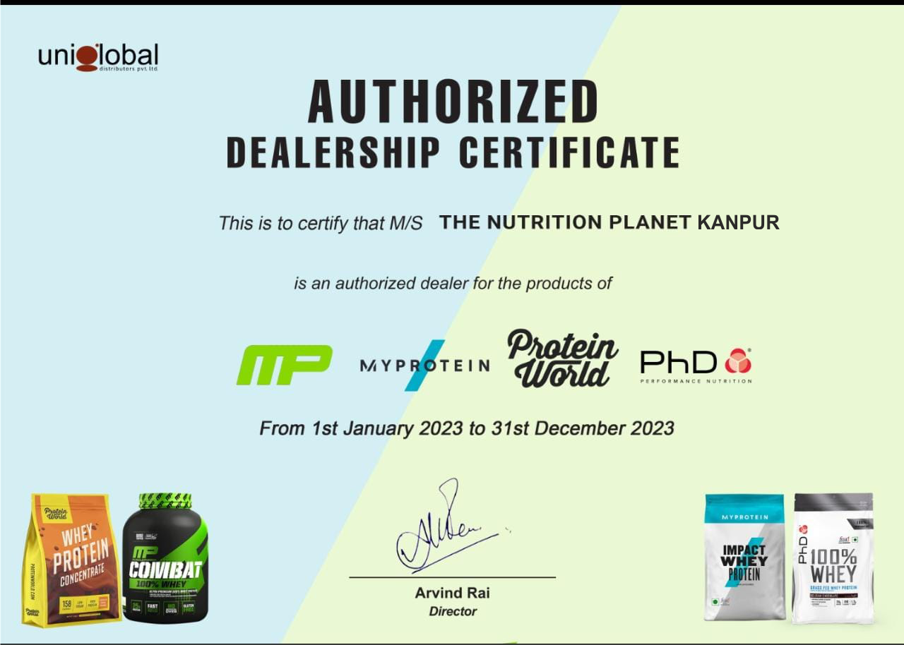Uniglobal Authorized Dealer Certificate 